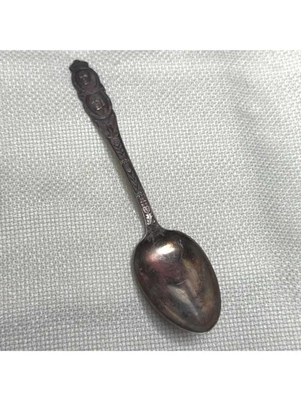 King George VI & Queen Elizabeth Canada Visit 1939 Silver-Plate Souvenir Spoon